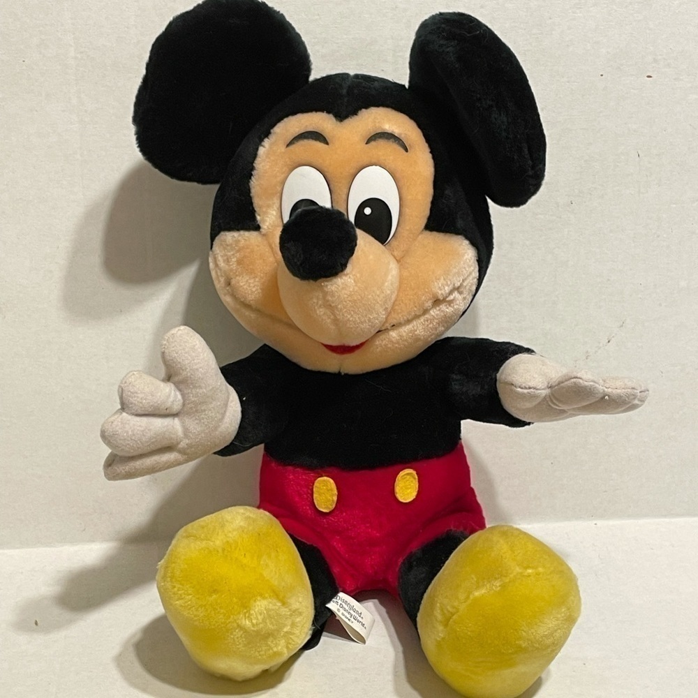 Vintage DisneyLand Stuffed Mickey Mouse Plush - Picture 2 of 11